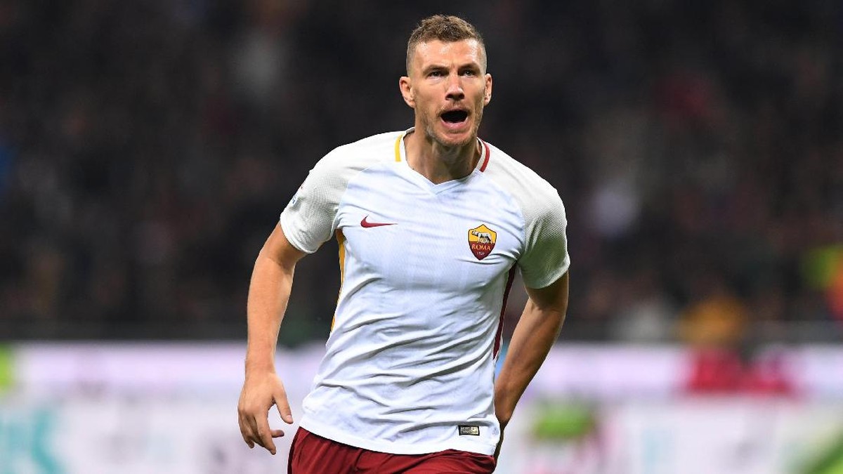 Edin Dzeko bakal dilepas AS Roma Januari ini? (Alberto Lingria/REUTERS)