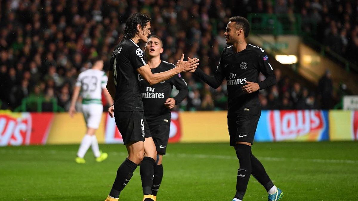 Berpartner di lini depan PSG, Cavani dan Neymar tak berteman di luar lapangan (Mike Hewitt/Getty Images)