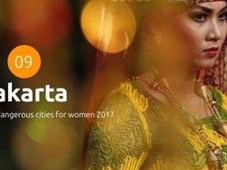 Jakarta Masuk 10 Kota Paling Berbahaya di Dunia Bagi Perempuan