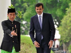 Emir Qatar dan Jokowi Bahas Kerja Sama Infrastruktur dan Turisme