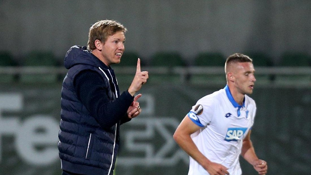 Pelatih Hoffenheim Julian Nagelsmann (Stoyan Nenov/Reuters)