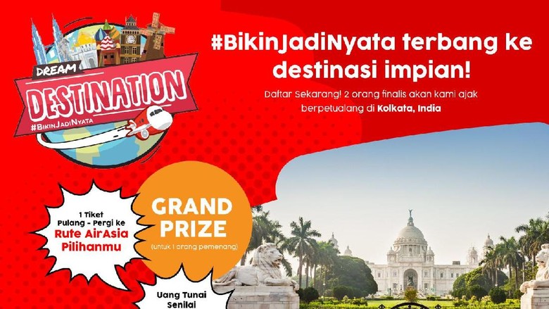 Mau Liburan Gratis ke India, Ayo Daftar Dream Destination!