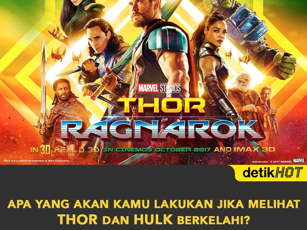 Yuk! Ikut Kuis detikHOT Bagi-bagi 40 Tiket Nonton Film Thor: Ragnarok Yuk! Ikut Kuis detikHOT Bagi-bagi 40 Tiket Nonton Film Thor: Ragnarok