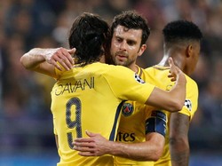 Thiago Motta. Main 217 pertandingan bersama PSG dan 8 laga di Atletico. Foto: Francois Lenoir/Reuters