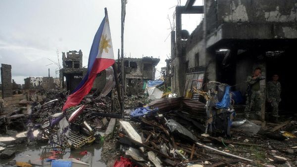 Foto: Penampakan Kota Marawi yang Diyakini Telah Bebas dari ISIS