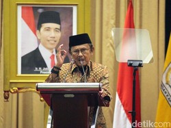 Habibie Minta Kader Golkar Sebarkan Ideologi Pancasila