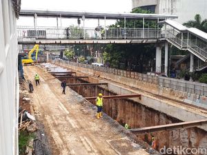 Begini Progres Proyek Underpass Matraman-Salemba