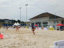 Test Event Voli Pantai di Jakabaring Nebeng Kejuaraan Asia Pasifik