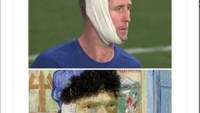 Netizen yang lain mensejajarkan Cahill dengan sebuah karya lawas pelukis kenamaan Vincent Van Gogh  (ist.)