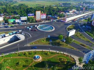 Yuk Intip Cantiknya Underpass Simpang Mandai di Sulsel