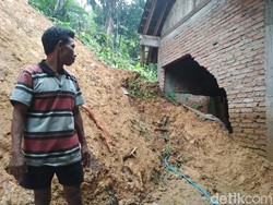 Ini Dampak Longsor di Trenggalek