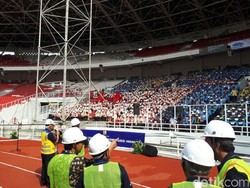 Pesan Jokowi di Hadapan 9.700 Pekerja Konstruksi