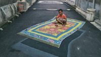 Deretan Lukisan 3D Keren Hiasi Jalanan Depok