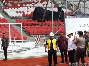Jokowi Temui Ribuan Kuli Bangunan di GBK