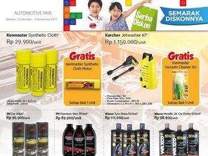Serba Gratis Perlengkapan Otomotif di Automotive Fair Transmart