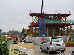 Terancam Molor, Begini Penampakan Proyek Flyover di Cipinang Lontar