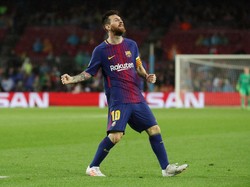 Messi Cetak Gol ke-100 di Kompetisi Eropa
