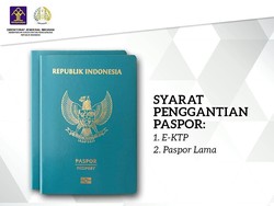 Kini Ganti Paspor Cukup Bawa e-KTP dan Paspor Lama
