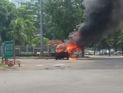 Ledakan dan Asap Membubung di Kemayoran, Ini yang Sebenarnya Terjadi