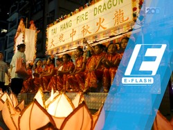 Tarian Naga Berapi Jadi Tradisi di Hong Kong