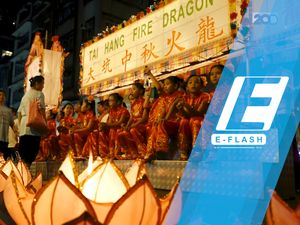 Tarian Naga Berapi Jadi Tradisi di Hong Kong Tarian Naga Berapi Jadi Tradisi di Hong Kong