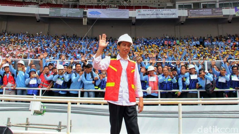 Jokowi Pamer 7 Juta Tenaga Kerja Terserap Proyek Infrastruktur RI