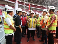 Cek Venue Asian Games, Menko Puan: Alhamdulillah Sesuai Schedule
