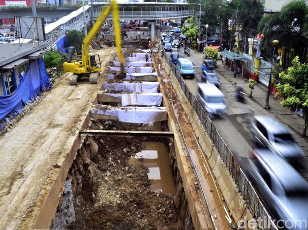 Macet Jadi Alasan Proyek Underpass Matraman-Salemba Dikebut