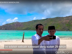 Jokowi dan Tuan Guru Bajang Pamer Indahnya Mandalika lewat Vlog