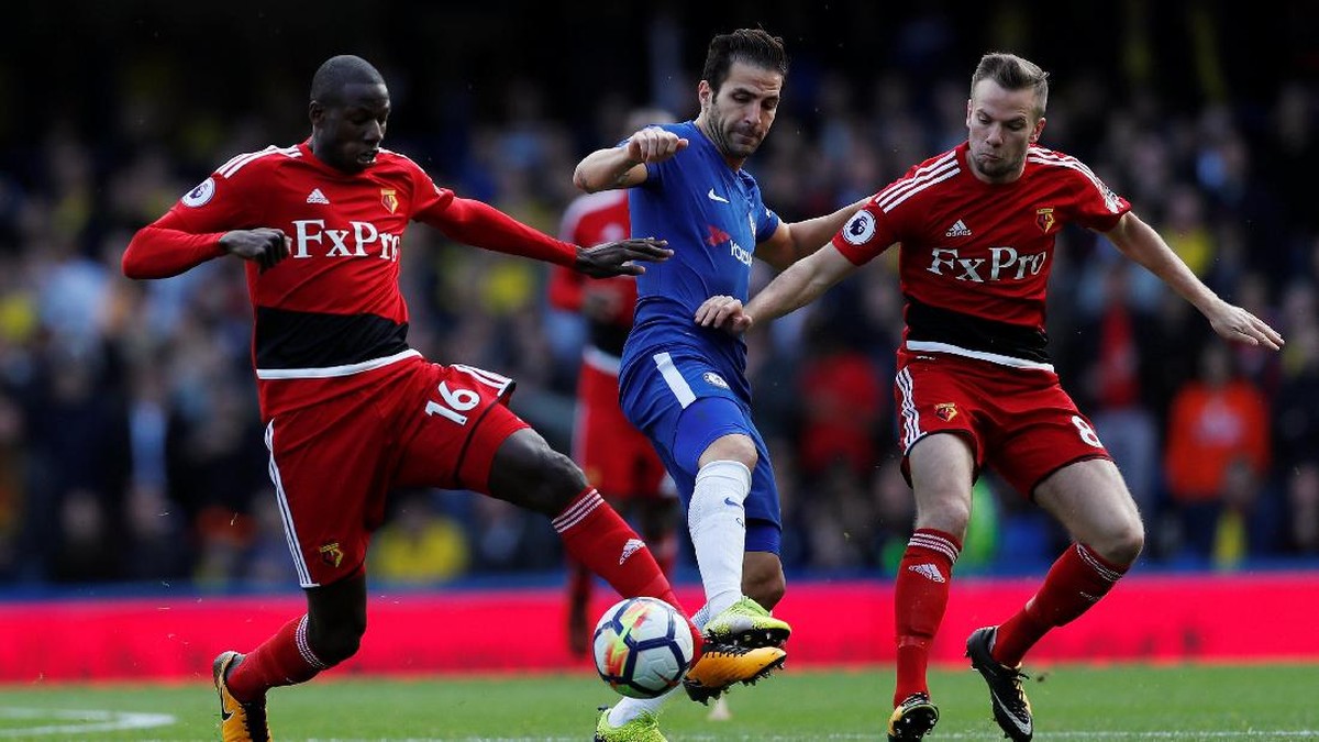 Chelsea diimbangi Watford 1-1 di babak pertama (Foto: Matthew Childs/Action Images via Reuters)
