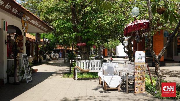 Kawasan wisata Bali Collection di ITDC Nusa Dua dilengkapi tempat makan, spa, pusat belanja, dan mal.