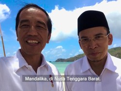 Jokowi Puji Keindahan KEK Mandalika Lewat Vlog Terbarunya