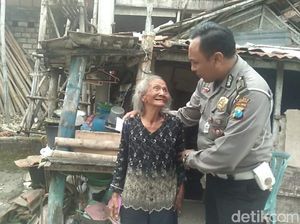 Patut Dicontoh, Polisi ini Sisihkan Tunjangan untuk Warga Miskin Patut Dicontoh, Polisi ini Sisihkan Tunjangan untuk Warga Miskin