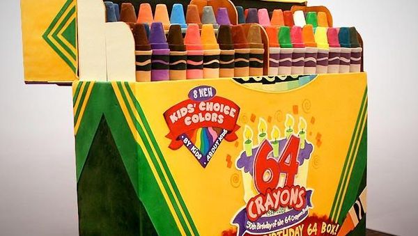 Uniknya Cake Bentuk Crayon, Unicorn hingga Play Station!