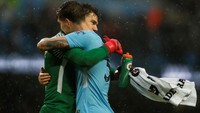 Selain itu, City menjadi tim paling produktif sejauh ini dengan mencetak 32 gol. City juga punya pertahanan terbaik (bersama MU) karena baru kemasukan empat gol. Foto: Andrew Boyers/Action Images via Reuters