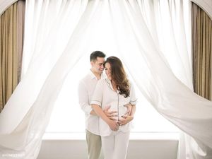 Suami Setia Temani Olla Ramlan saat Melahirkan