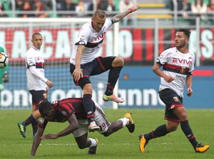 Bonucci Dikartu Merah, Milan Ditahan Genoa 0-0