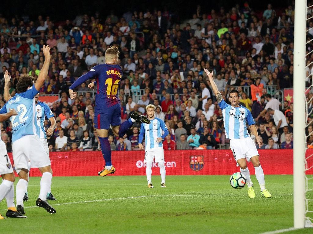 Gol Kontroversial Barca dalam Kemenangan atas Malaga