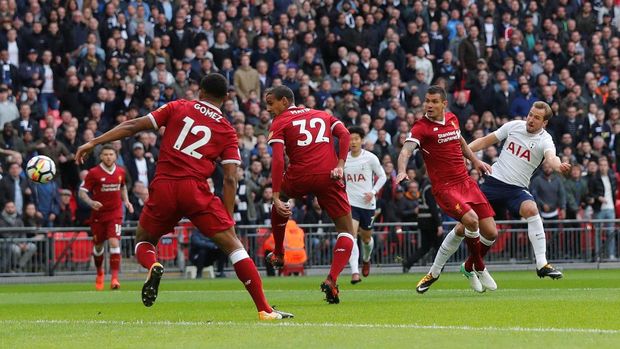 Kane Dua Gol, Spurs Hantam Liverpool 4-1