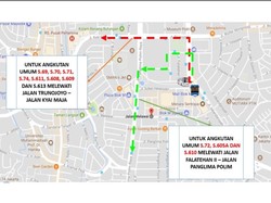 Sistem Satu Arah di Melawai Diuji Coba Mulai Besok