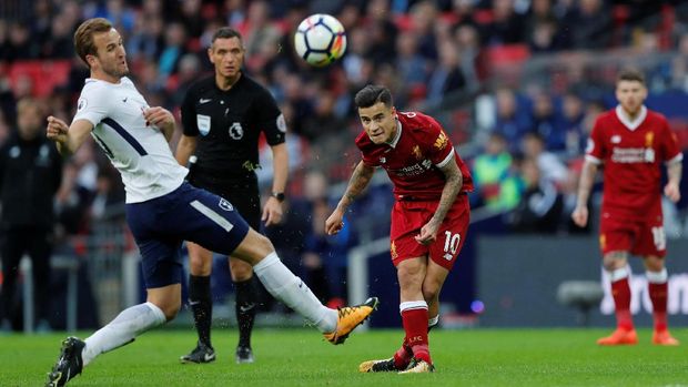 Kane Dua Gol, Spurs Hantam Liverpool 4-1