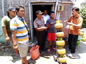 Pengoplos Elpiji di Kediri Dibekuk, Sehari Untung Rp 300 Ribu