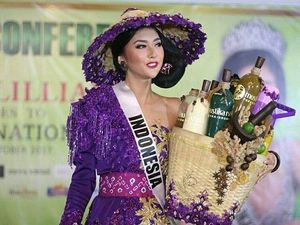 Cantiknya Kevin Lilliana, Mbok Jamu yang Ikut Kompetisi Miss International
