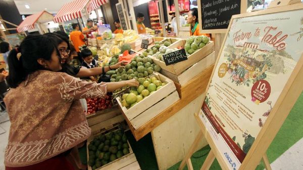 Keren! Buah dan Sayur Lokal Masuk Mal