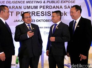 PP Presisi Siap Lepas 35 Persen Saham
