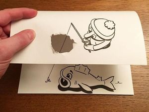 Kreatif! Sobekan Kertas Disulap Jadi Gambar 3D Kreatif! Sobekan Kertas Disulap Jadi Gambar 3D