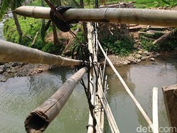 Miris! Jembatan Rusak di Serang Ini Masih Digunakan Warga