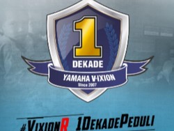 Yamaha Ajak Donasi dan Lelang VixionR_1 DekadePeduli