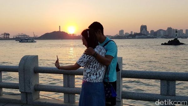 Foto: Pulau Penuh Cinta di China