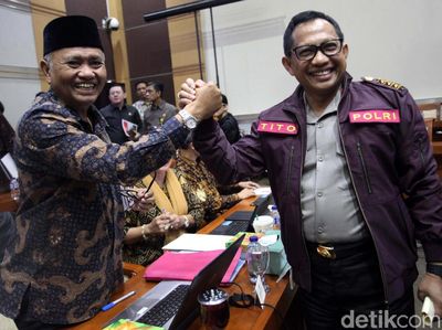 Kapolri dan Ketua KPK Salam Komando